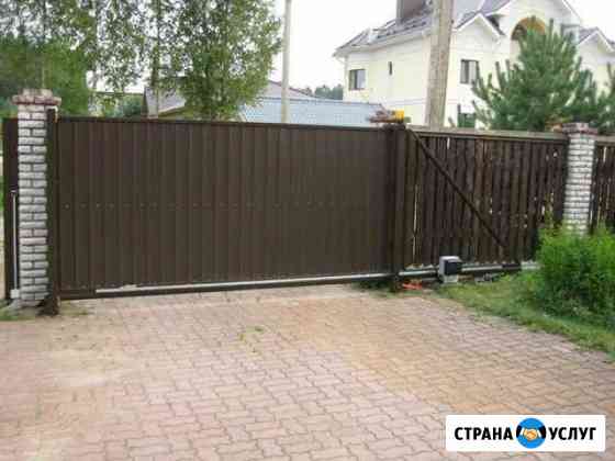 Ворота автоматические, откатные, распашные Балабаново