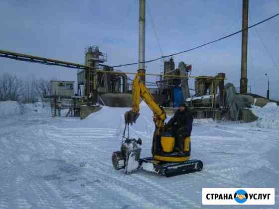 Услуги миниэкскаватора и минипогрузчика Ливны