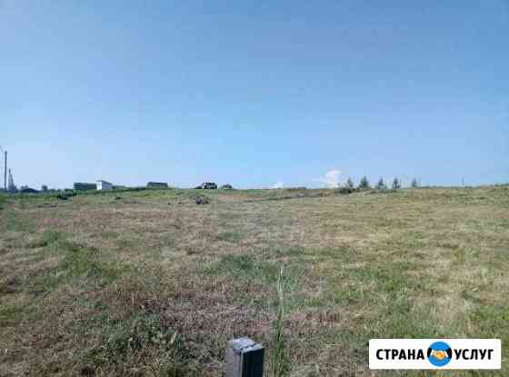 Покос травы, сложные участки срежу диском, спил ку Великий Новгород