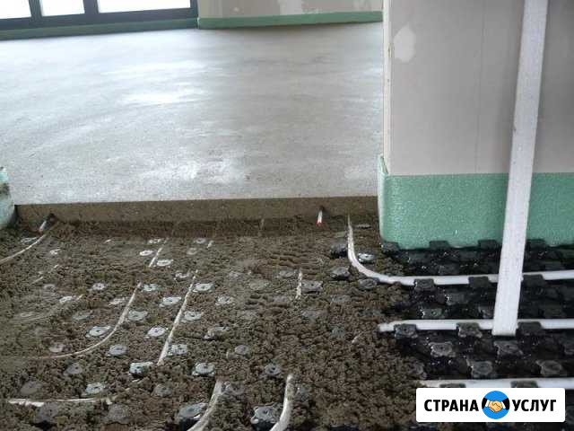 Полусухая стяжка пола под лазерный уровень Северская - изображение 1
