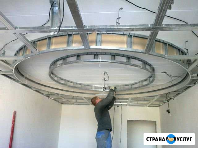 Потолки и перегородки из гипсокартона Краснодар - изображение 1