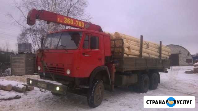 Аренда-услуги манипулятор-камаз 12т. стрела3т Кострома - изображение 1