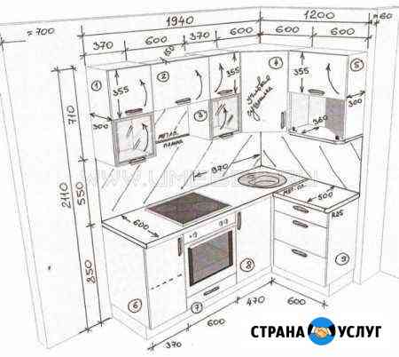 Ремонт, сборка и разбор корпусной мебели на дому Абакан