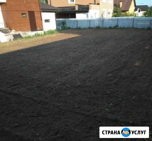 Вспашка участка, газон, покос в Козлово Козлово - изображение 1