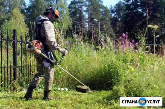 Покос травы Голицыно