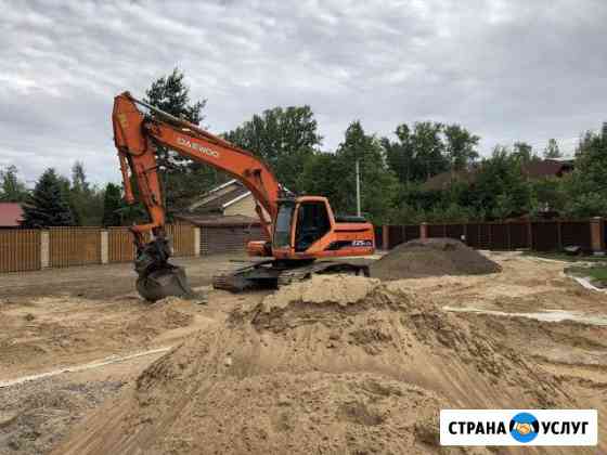 Аренда гусеничного экскаватора в Сосново, Приозерс Сосново