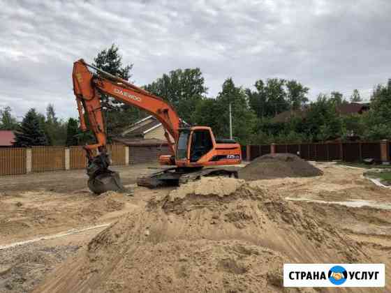 Аренда гусеничного экскаватора в Сосново, Приозерс Сосново