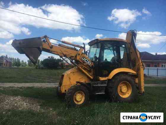 Экскаватор погрузчик JCB услуги Краснодар