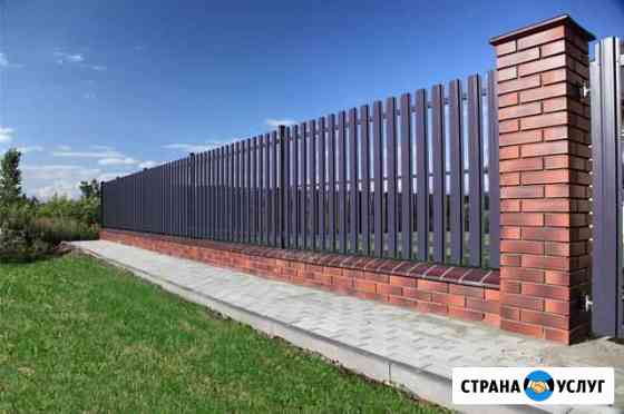 Забор, тротуар плитка, беседки, ремонт помещений Рощино