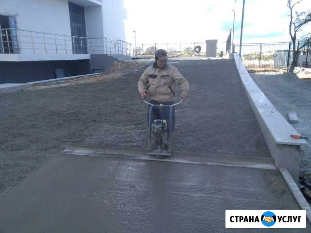 Бетонные полы.Затирка пола.Стяжка.Промышленные пол Кропоткин - изображение 1