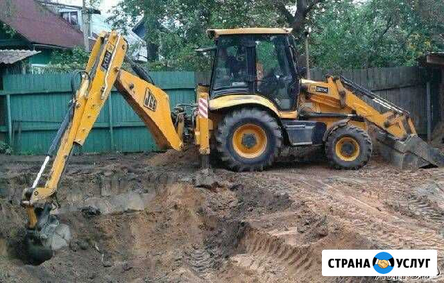 Услуги экскаватора-погрузчика JCB Калач-на-Дону - изображение 1