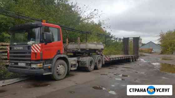 Перевозка негабарита тралом. Аренда, услуги трала Ярославль