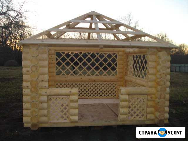 Производство срубов из оцилиндрованного бревна Осташков - изображение 1
