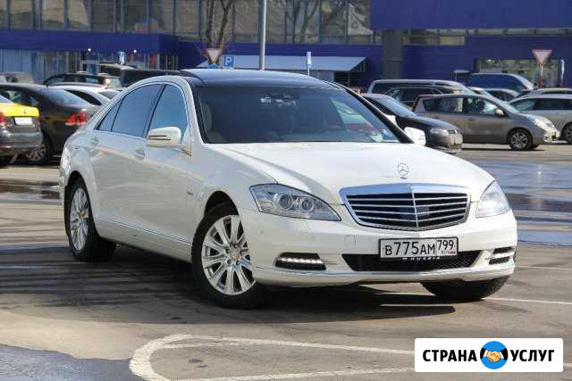 Авто на свадьбу Мерседес S-class W221 Long белый Москва - изображение 1