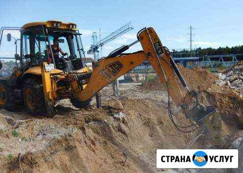 Земляные работы, аренда погрузчика JCB Краснодар