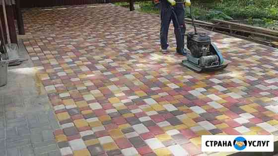 Укладка тротуарной плитки Чехов