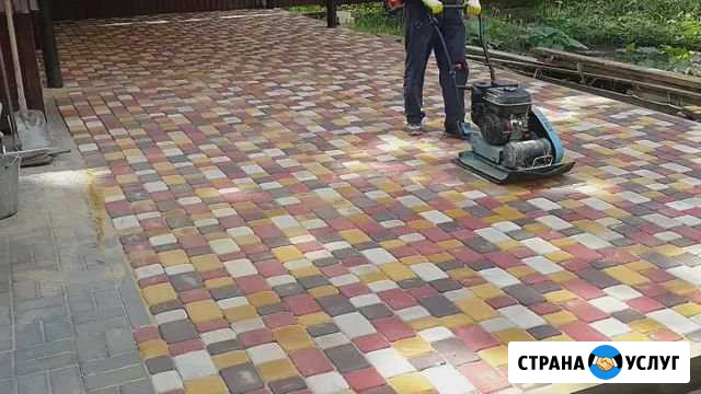 Укладка тротуарной плитки Чехов - изображение 1