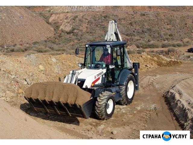 Услуги Экскаватора-погрузчика terex TLB-825RM Тюмень - изображение 1