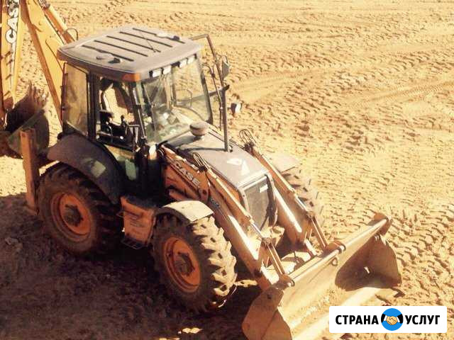 Услуги экскаватора-погрузчика Серпухов - изображение 1