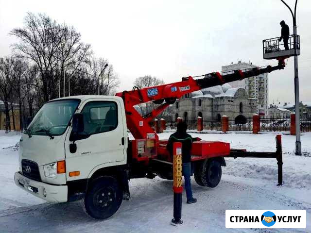 Услуги,аренда автовышки, Манипулятора.Без посредни Обнинск - изображение 1