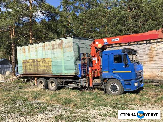 Услуги манипулятора, перевозка гаражей, бытовок Екатеринбург - изображение 1