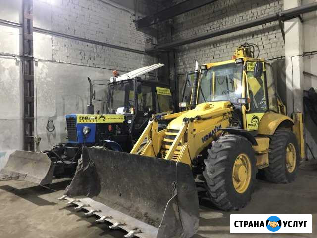 Услуги экскаватора-погрузчика Абакан - изображение 1