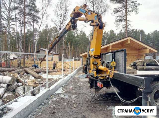 Манипулятор 10тн. стрела 7тн+ прицеп 10тн Среднеуральск - изображение 1