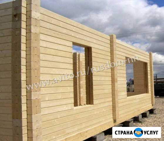 Дом, баня из профилированного бруса / бревна Бор - изображение 1