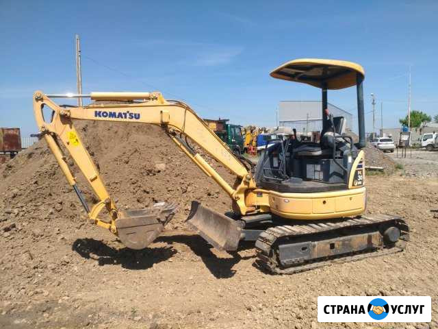 Аренда мини экскаватора 3 тонны, услуги Ростов-на-Дону - изображение 1