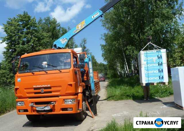 Услуги манипулятора, кирпич любой, блок Бонолит Калуга - изображение 1