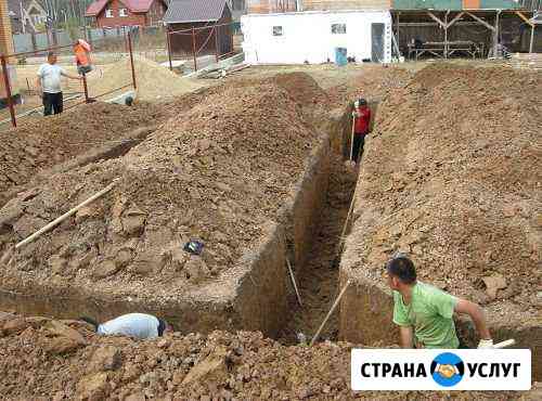 Копка траншей,колодцев фундамент Ростов-на-Дону