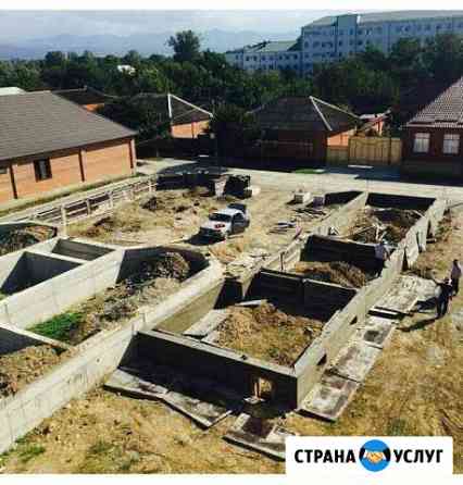 Заливаем фундамент Шали