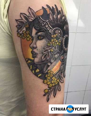 Цветная татуировка Москва - изображение 1