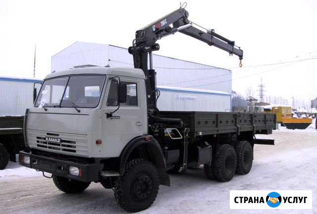 Услуги автокрана-манипулятора на базе камаз Воронеж - изображение 1