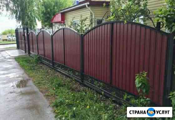 Заборы, теплицы, сайдинг, кровля Набережные Челны