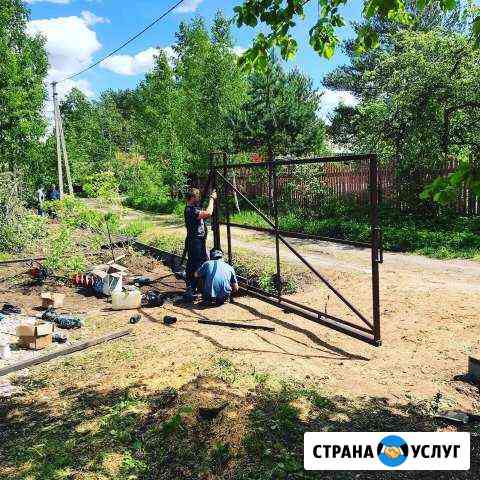 Ворота на винтовых сваях Санкт-Петербург