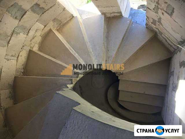 Монолитные (бетонные) лестницы Стрелецкое - изображение 1