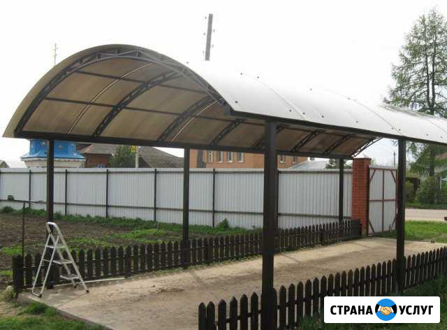 Навесы из поликарбоната, профлиста Малоярославец - изображение 1