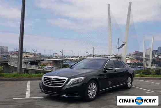Аренда Mercedes S-class W222 с водителем, вэф2019 Владивосток