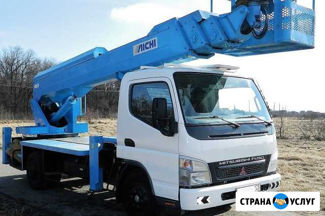 Автовышка, аренда автовышки 15 / 22 / 28 метров Пермь - изображение 1