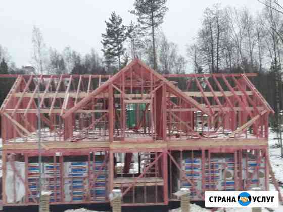 Строительство каркасных домов под ключ Санкт-Петербург