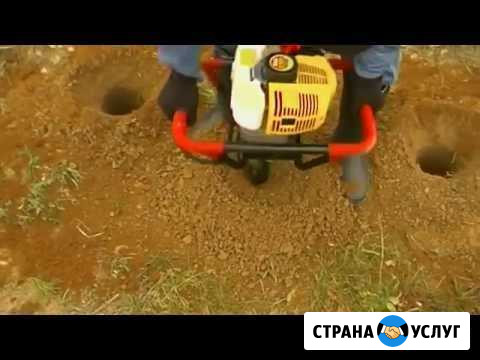 Бурение мотобуром, Покос травы, бурьян триммером Тула - изображение 1