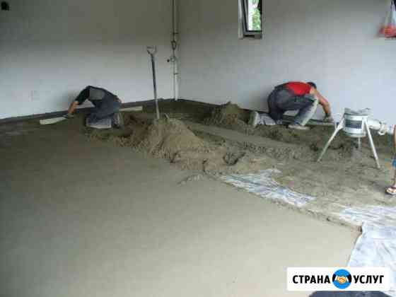 Полусухая стяжка пола за 1 день Полтавская