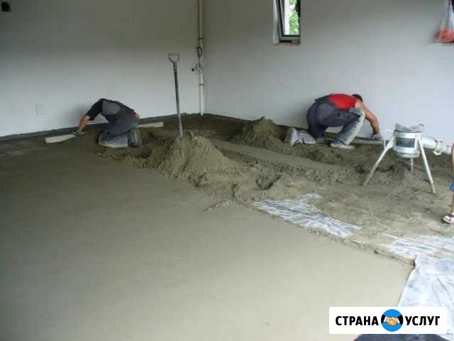 Полусухая стяжка пола за 1 день Полтавская - изображение 1
