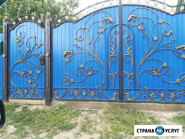 Изготовление кованных ворот,заборов,козырьков,наве Арск - изображение 1