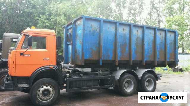 Вывоз мусора контейнером пухто 20-27куб север Санкт-Петербург - изображение 1