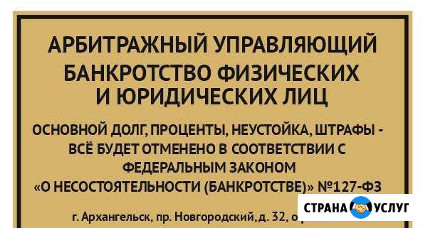 Банкротство физических и юридических лиц Архангельск - изображение 1