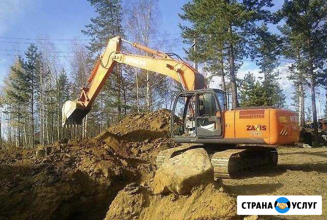 Гусеничный экскаватор на болотном ходу Санкт-Петербург - изображение 1