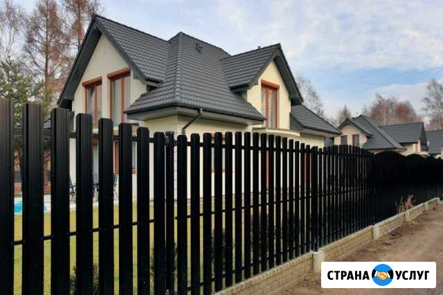 Заборы профлист кованные рабица деревянные Медынь - изображение 1