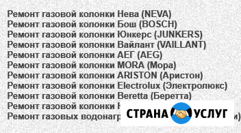 Ремонт газовой колонки. Ремонт газового котла Пушкино - изображение 1